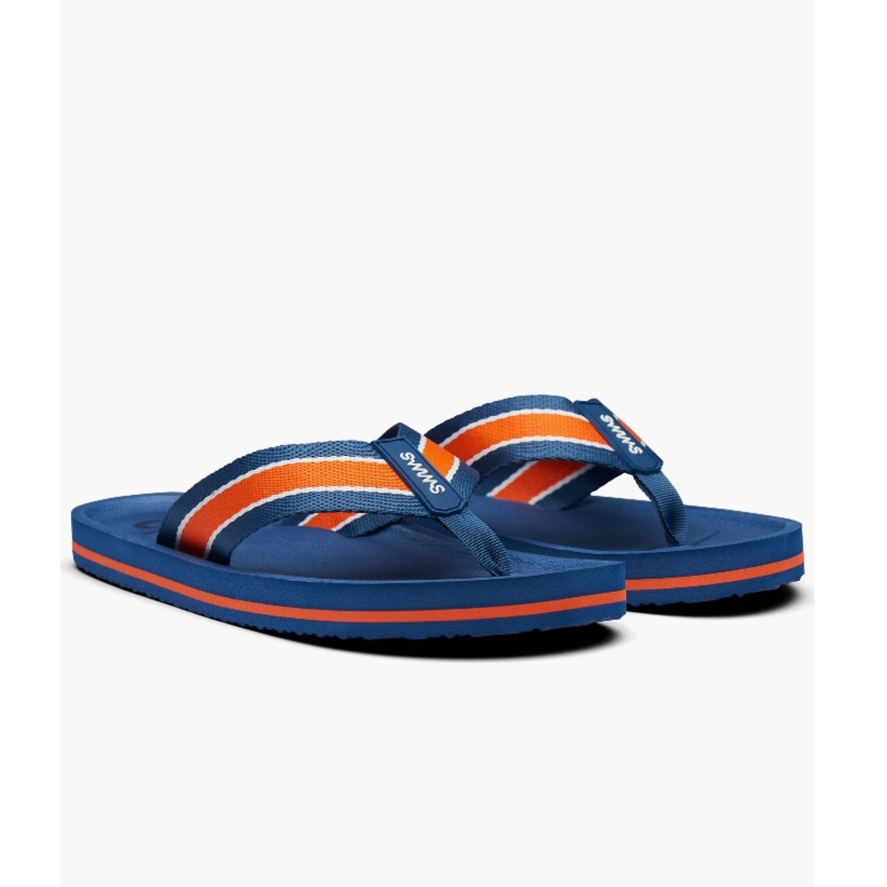 Swims Capri Flip Flop Sandals Navy & Orange Accents Men’s Size 14 Thongs